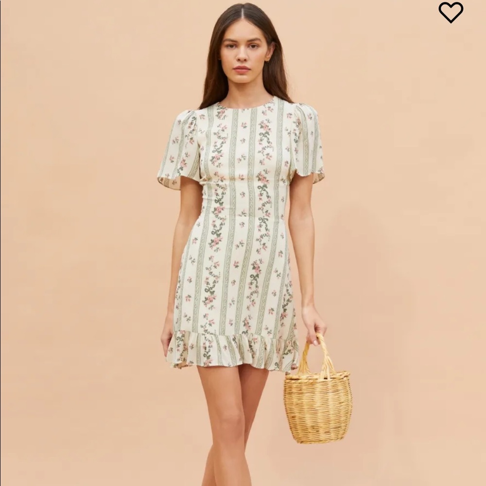 Reformation Beesley dress in Heath
